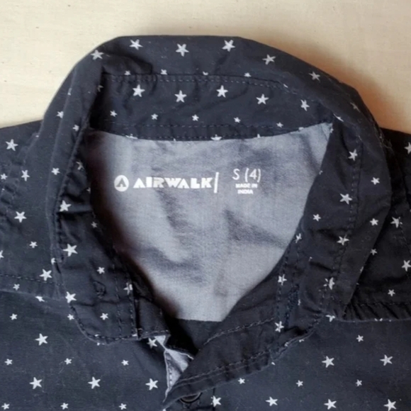 Airwalk short sleeve button down shirt size S/4 - Picture 4 of 7